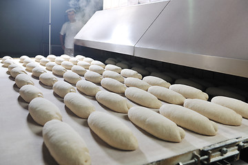 Image showing bread factory production