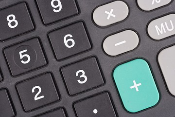 Image showing Calculator Keypad