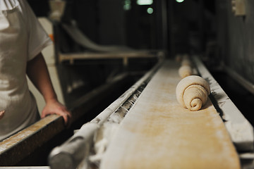 Image showing bread factory production