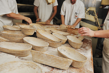 Image showing bread factory production