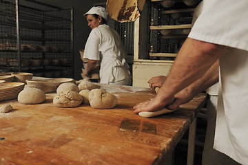 Image showing bread factory production