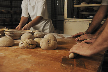 Image showing bread factory production