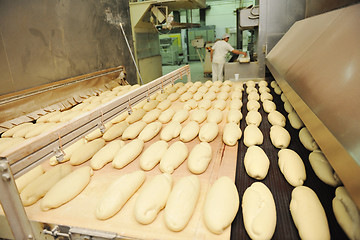 Image showing bread factory production