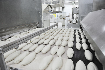 Image showing bread factory production