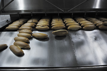 Image showing bread factory production