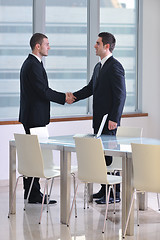 Image showing handshake on business meeting