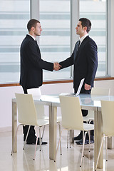 Image showing handshake on business meeting