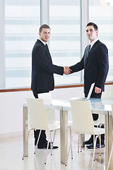 Image showing handshake on business meeting