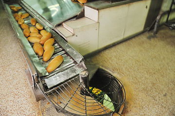 Image showing bread factory production