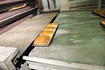 Image showing bread factory production