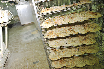 Image showing bread factory production