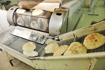 Image showing bread factory production