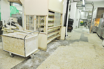 Image showing bread factory production