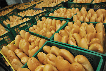 Image showing bread factory production