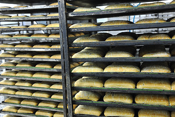 Image showing bread factory production