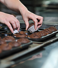 Image showing sweet cake food production