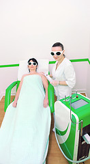 Image showing skincare and laser depilation