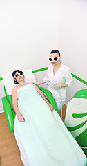 Image showing skincare and laser depilation