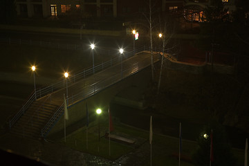 Image showing Night bridge