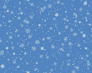 Image showing Seamless Blizzard Pattern