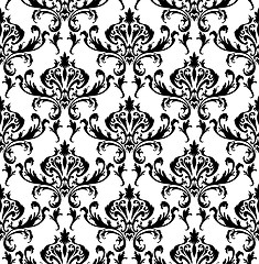 Image showing Damask seamless pattern