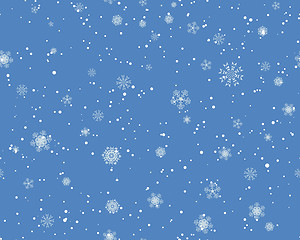 Image showing Seamless Blizzard Pattern