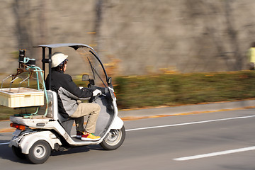 Image showing Food delivery man