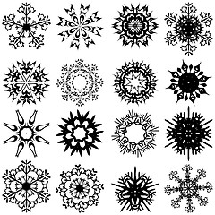 Image showing Snowflake Set