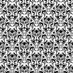 Image showing Damask seamless pattern