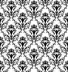 Image showing Damask seamless pattern