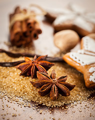 Image showing Baking ingredients and spices