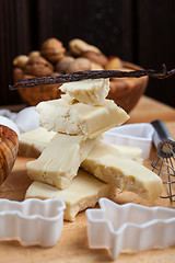 Image showing Almond paste with baking ingredients