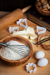 Image showing Baking ingredients