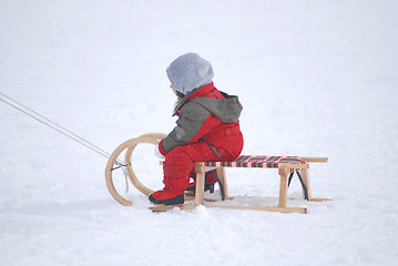 Image showing sledding