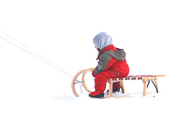 Image showing sledding