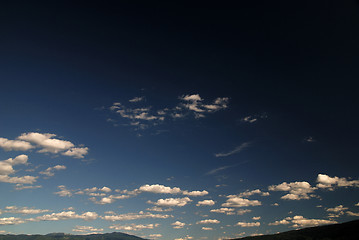 Image showing blue sky with dramatic clouds