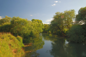 Image showing silence on river