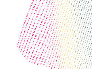 Image showing binary numbers