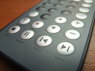 Image showing thin remote closeup