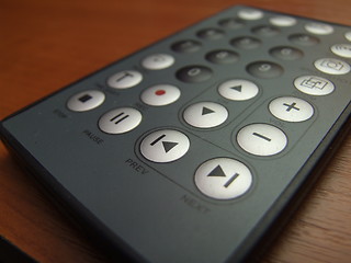 Image showing thin remote closeup