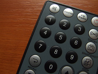 Image showing thin remote closeup