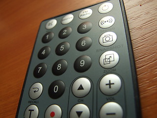 Image showing thin remote closeup