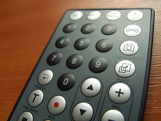 Image showing thin remote closeup