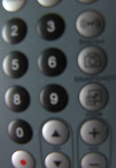 Image showing thin remote closeup