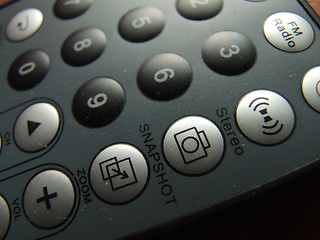 Image showing thin remote closeup