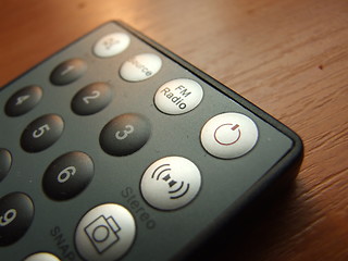 Image showing thin remote closeup