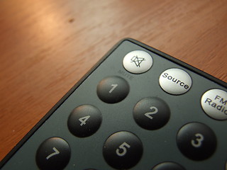 Image showing thin remote closeup