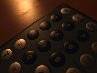 Image showing thin remote closeup