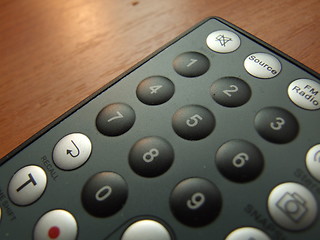 Image showing thin remote closeup