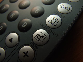 Image showing thin remote closeup